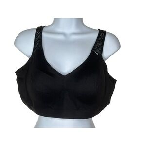 NEW Soma Enbliss Demi Lace Bralette XL Black Wireless V-Neck 570306527 NWT